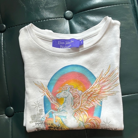 Elton John x realisationpar HERCULES BABY TEE - Picture 4 of 8